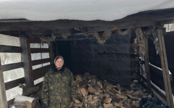 Красногорским льготникам доставляют дрова на дом по их заявкам