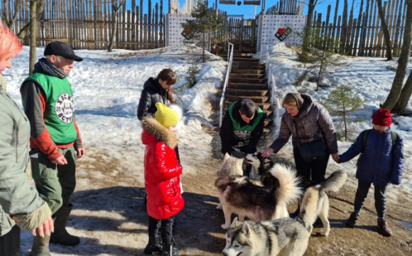 Для детей из ДНР организовали экскурсию в парк «Хаски Лэнд»