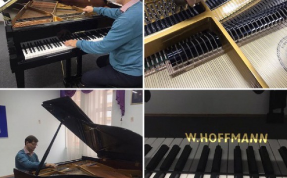 В хоровой школе «Алые паруса» появился новый рояль