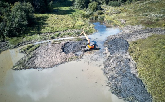 Минэкологии: на реабилитируемом участке реки в Красногорске обустроено биоплато