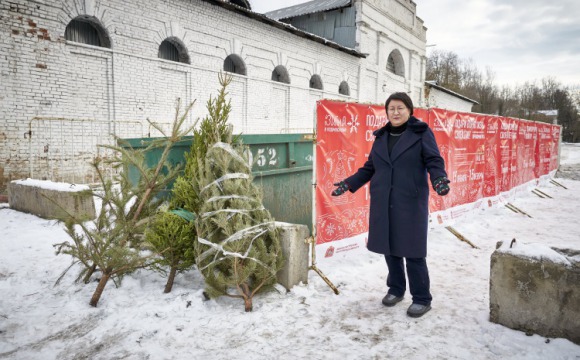 Эльмира Хаймурзина дала старт областной акции «Подари своей елке вторую жизнь» в Красногорске