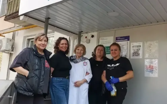 Во врачебной амбулатории «Архангельское», как и во всех подразделениях Красногорской клинической больницы, прошёл субботник