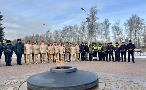 Госавтоинспекторы Московской области почтила память героев битвы под Москвой