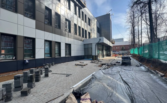 Строительство нового амбулаторно‑поликлинического отделения с наркологическим стационаром в Красногорске вышло на финишную прямую