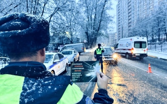 В Красногорске прошла акция в преддверии Всемирного дня памяти жертв ДТП