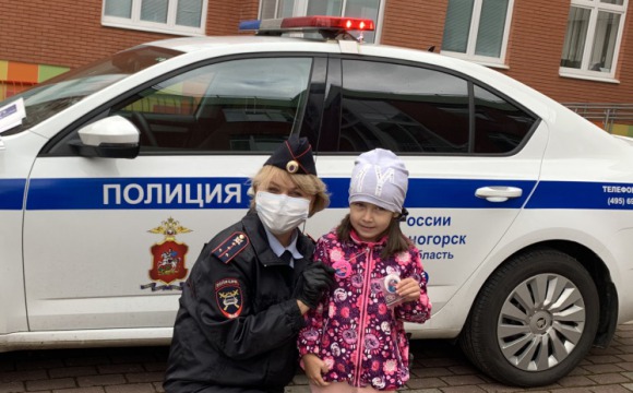 Красногорские автоинспекторы провели занятие с дошкольниками