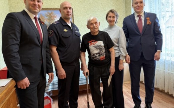 Начальник УМВД России по г.о. Красногорск и депутат Московской областной Думы поздравили ветеранов Великой Отечественной войны с праздником