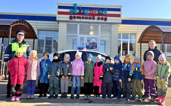 Сотрудники Подмосковной Госавтоинспекции провели тематическое занятие для дошкольников «Светофор собирает друзей»