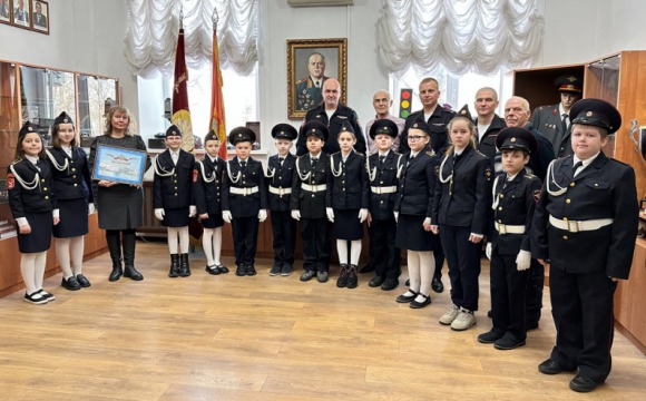 В Красногорске сотрудники полиции провели экскурсию для кадетов
