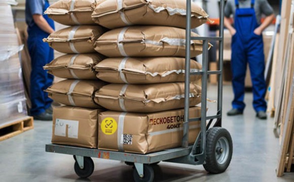 Маркировка строительных материалов в потребительской упаковке средствами идентификации