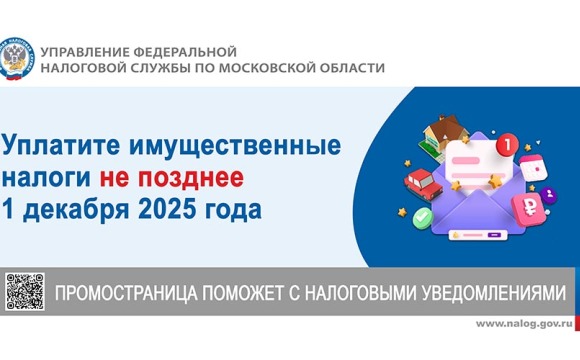 Уплатите налоги не позднее 1 декабря 2025 года
