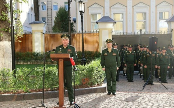 У штаба МТО заложили первый камень в основание храма Иосифа Волоцкого