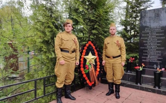 В деревне Воронки состоялось торжественное мероприятие у памятника землякам, погибшим в годы Великой Отечественной войны