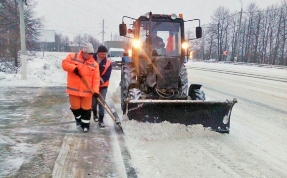 Коммунальные службы Московской области переведены на усиленный режим работы из-за снегопада
