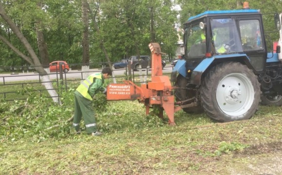 В Красногорске устраняют последствия урагана