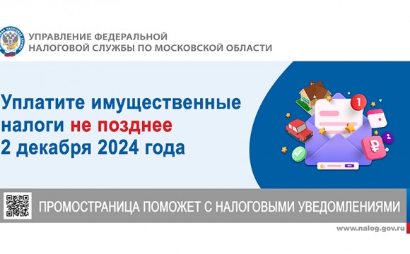 Уплатите имущественные налоги не позднее 2 декабря 2024 года