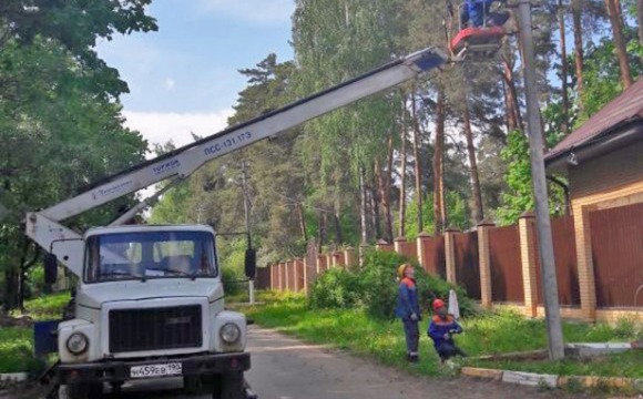 Более 150 км линий электропередачи Московской области восстановлено после урагана