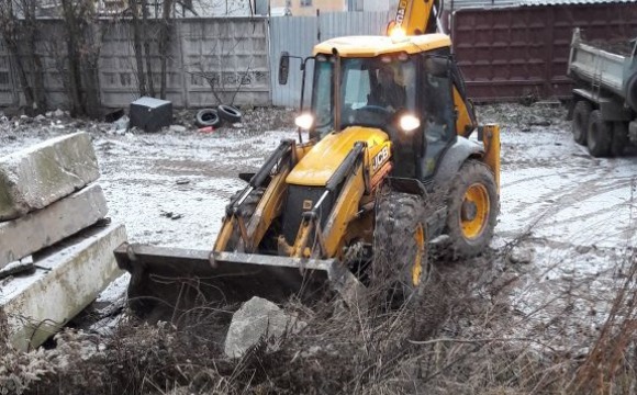 Строительный мусор убрали из микрорайона Южный