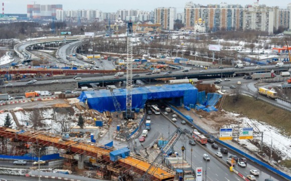Реконструкция Волоколамской развязки закончится раньше запланированного срока