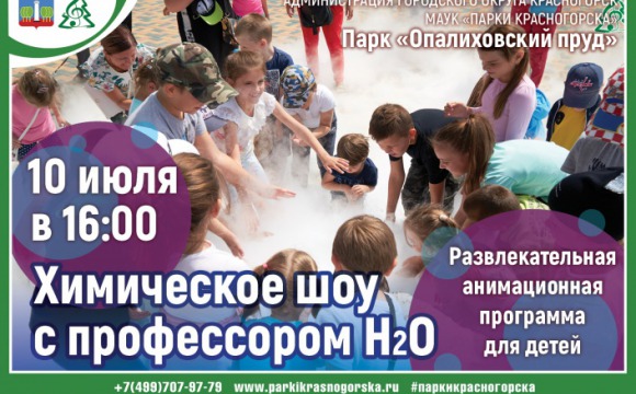 Бесплатное химическое шоу пройдет в Красногорске