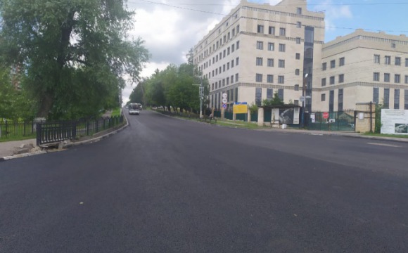 В Красногорске завершен ремонт на улицах Речная и Народного ополчения