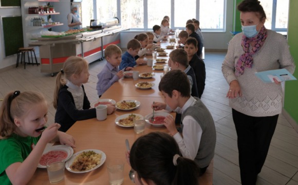 Школьный обед в красногорской гимназии № 5 оценили родители