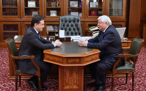 Губернатор провел рабочие встречи с главами Краснознаменска и Красногорского района