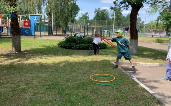 В школьном лагере Петрово-Дальневской СОШ проходят оздоровительные мероприятия