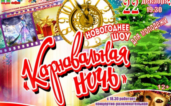 Районный молодёжный новогодний бал состоится в ДК «Подмосковье»
