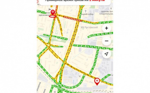 С помощью мобильного приложения Системы-112 Московской области можно следить за маршрутом движения кареты скорой помощи