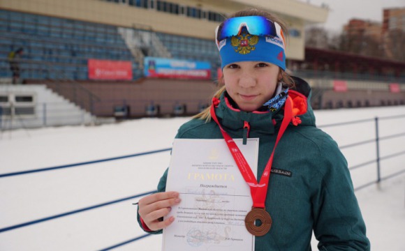 Красногорская лыжница выиграла бронзу областных соревнований