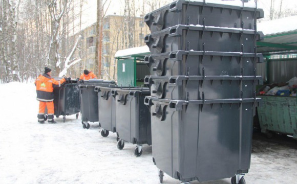 В Красногорске устанавливают контейнеры для раздельного сбора мусора