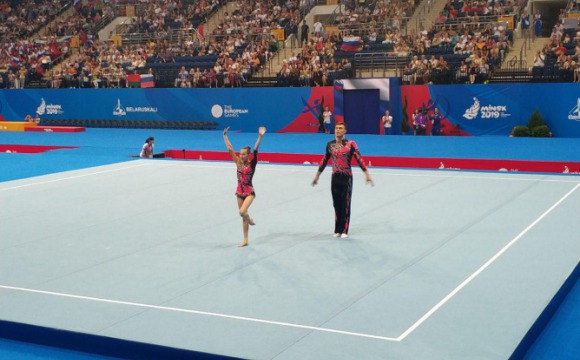 Микст-пара из Подмосковья завоевала золото II Европейских игр по спортивной акробатике