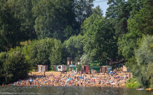 3700 человек посетили за минувшие выходные пляжи в Красногорске