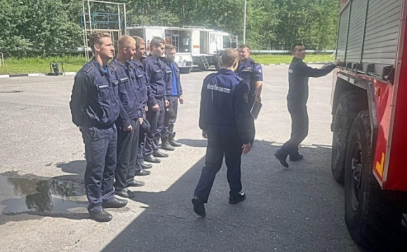 Красногорские пожарные успешно прошли аттестацию по пожарной тактике