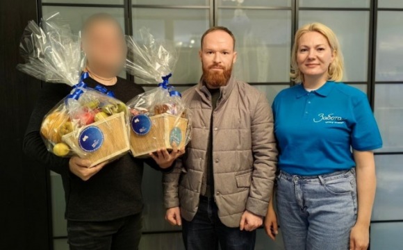 Красногорского бойца СВО поздравили с Днем отца