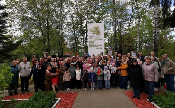 В Путилково прошел торжественный митинг у памятника героям Великой Отечественной войны  