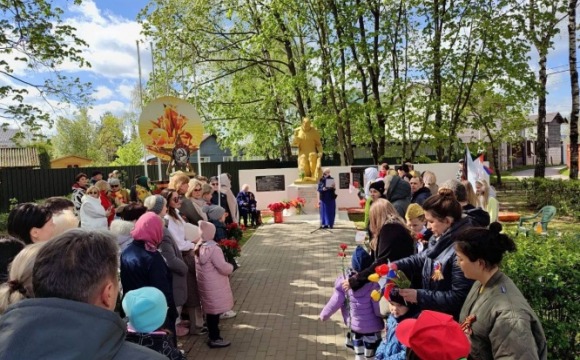 Торжественный митинг прошел в деревне Захарково
