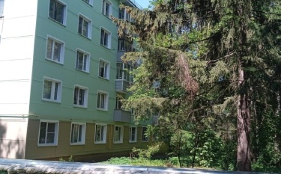  В доме №29 в Архангельском отремонтировали и утеплили фасад