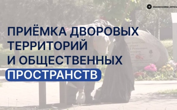 Приёмка дворовых территорий и общественных пространств: внимание к деталям