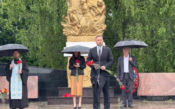 В Нефедьево состоялся торжественный митинг в честь Дня памяти и скорби 