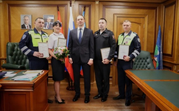 Глава городского округа Красногорск Дмитрий Владимирович Волков поздравил сотрудников Госавтоинспекции с профессиональным праздником