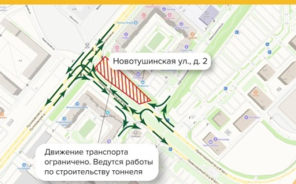 С 10 июля изменится схема движения транспорта на Путилковском шоссе