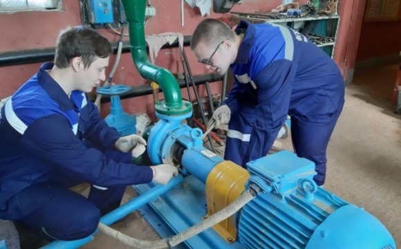 Военные коммунальщики филиала ФГБУ ЦЖКУ Минобороны России завершают работы по текущему ремонту собственными силами на коммунальных объектах МВО