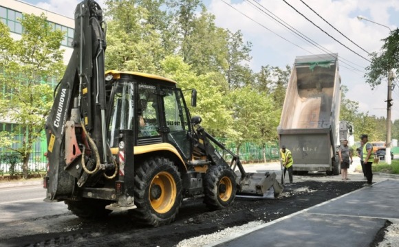 В Красногорске обустраивают новую остановку общественного транспорта
