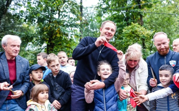 В Красногорске открыли две новые детские площадки