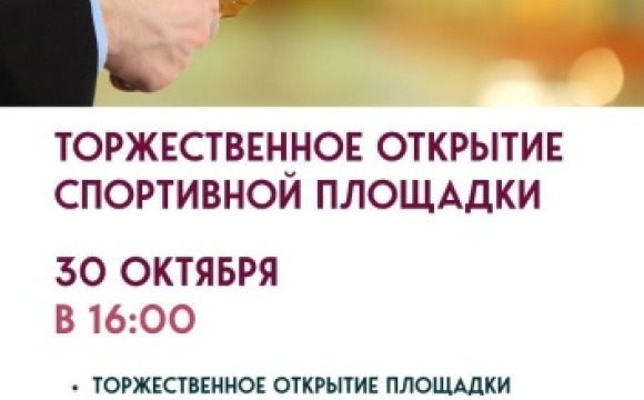 Торжественное открытие спортивной площадки — праздник спорта и активного образа жизни!