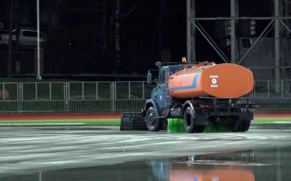 Стадион «Зоркий» готовится к зимнему сезону