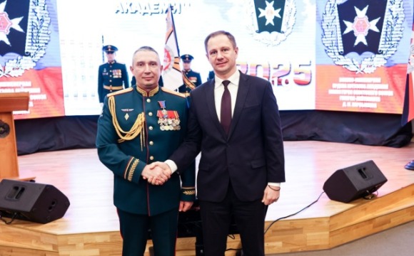 Дмитрий Волков поздравил с 206-летием Военно-инженерную академию в Нахабино и вручил награды военнослужащим