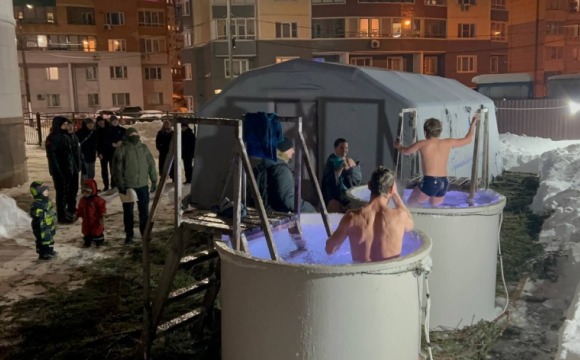 Фото: Купели на территории Храма Архангела Михаила в Путилково